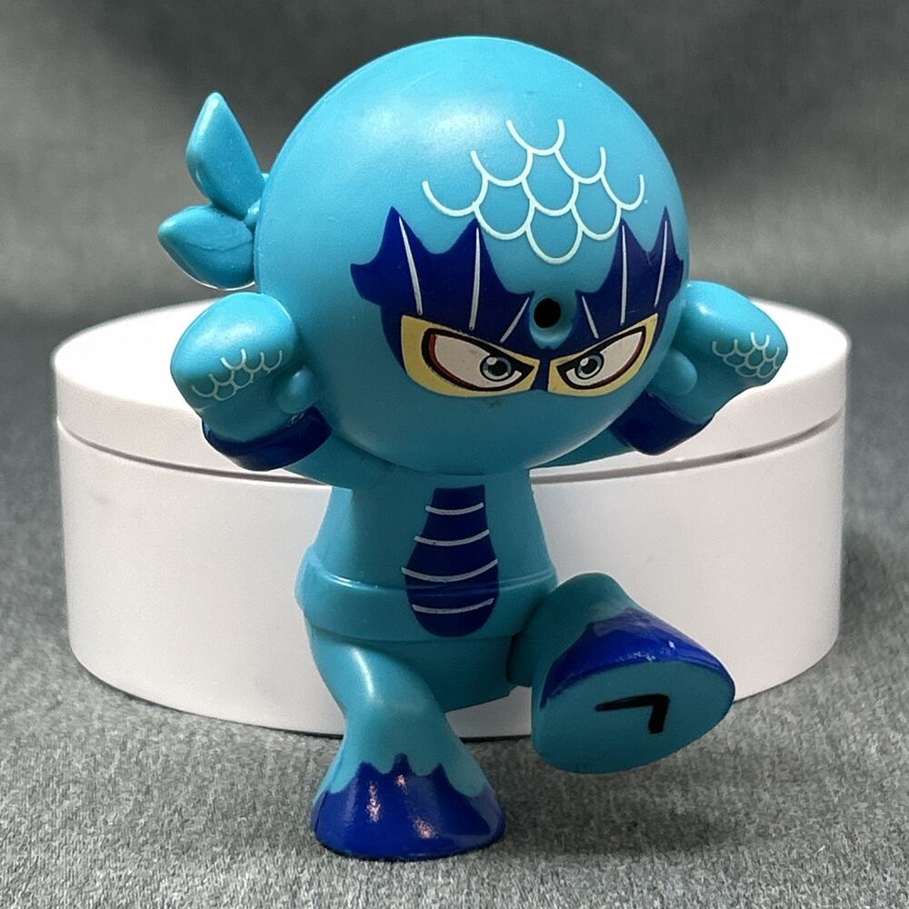 Motion Activated Fart Toy Ninja Toxic Blue Action Figure 3.5 Inch SEE VIDEO